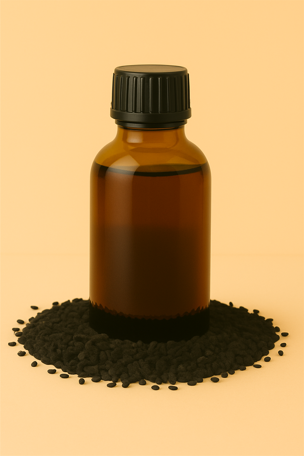 Biologische Virgin Black Cuminseed Oil - White Label - Medicijnfles - Ready To Brand